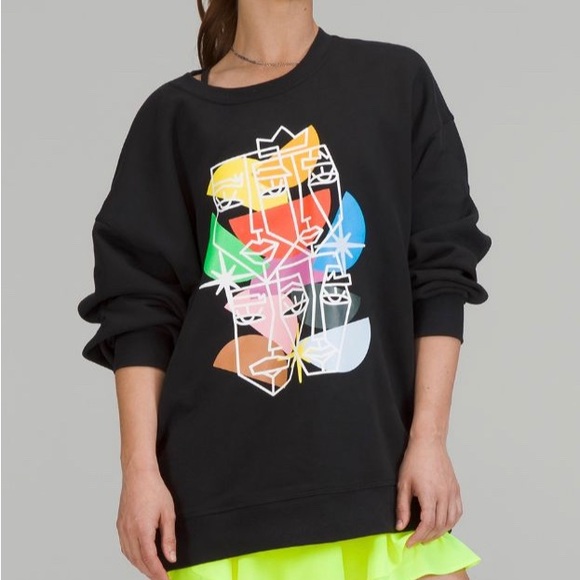 Lululemon Perfectly Oversized crew Pride - Picture 2 of 9